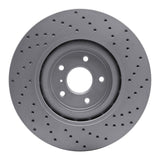Dynamic Friction 2008-2025 Infiniti G37 Front Left Drilled Geoperformance Rotor by Dynamic Friction Company 820-68012L