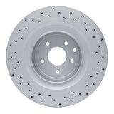 Dynamic Friction 2008-2025 Infiniti G37 Rear Left Drilled Geoperformance Rotor by Dynamic Friction Company 820-68013L