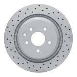 Dynamic Friction 2008-2025 Infiniti G37 Rear Left Drilled Geoperformance Rotor by Dynamic Friction Company 820-68013L