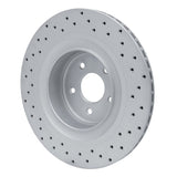 Dynamic Friction 2008-2025 Infiniti G37 Rear Left Drilled Geoperformance Rotor by Dynamic Friction Company 820-68013L