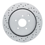 Dynamic Friction 2009-2024 Infiniti M35H Rear Left Drilled Geoperformance Rotor by Dynamic Friction Company 820-68015L