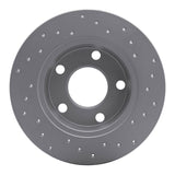 Dynamic Friction 1999-2002 Audi A6 Quattro Rear Left Drilled Geoperformance Rotor by Dynamic Friction Company 820-73021L