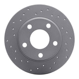 Dynamic Friction 1999-2002 Audi A6 Quattro Rear Left Drilled Geoperformance Rotor by Dynamic Friction Company 820-73021L