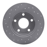 Dynamic Friction 1999-2002 Audi A6 Quattro Rear Right Drilled Geoperformance Rotor by Dynamic Friction Company 820-73021R