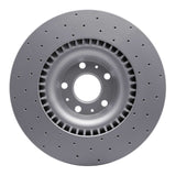 Dynamic Friction 2004-2011 Audi A8 Front Right Drilled Geoperformance Rotor by Dynamic Friction Company 820-73034R