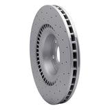 Dynamic Friction 2004-2011 Audi A8 Front Right Drilled Geoperformance Rotor by Dynamic Friction Company 820-73034R