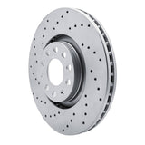 Dynamic Friction 1998-2009 Audi A4 Quattro Front Left Drilled Geoperformance Rotor by Dynamic Friction Company 820-73036L