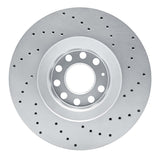 Dynamic Friction 1998-2009 Audi A4 Quattro Front Left Drilled Geoperformance Rotor by Dynamic Friction Company 820-73036L