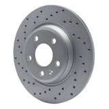 Dynamic Friction 2008-2025 Audi A6 Quattro Rear Left Drilled Geoperformance Rotor by Dynamic Friction Company 820-73061L