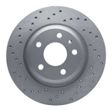 Dynamic Friction 2008-2025 Audi A6 Quattro Rear Left Drilled Geoperformance Rotor by Dynamic Friction Company 820-73061L
