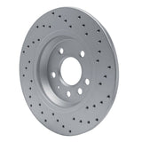 Dynamic Friction 2008-2025 Audi A6 Quattro Rear Left Drilled Geoperformance Rotor by Dynamic Friction Company 820-73061L