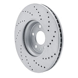 Dynamic Friction 2011-2017 Audi Q5 (Mexico) Front Left Drilled Geoperformance Rotor by Dynamic Friction Company 820-73065L