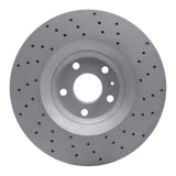 Dynamic Friction 2012-2015 Audi TTS Quattro Front Left Drilled Geoperformance Rotor by Dynamic Friction Company 820-73069L