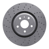Dynamic Friction 2012-2015 Audi TTS Quattro Front Left Drilled Geoperformance Rotor by Dynamic Friction Company 820-73069L