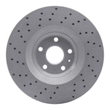 Dynamic Friction 2012-2015 Audi TTS Quattro Front Right Drilled Geoperformance Rotor by Dynamic Friction Company 820-73069R