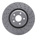 Dynamic Friction 2012-2015 Audi TTS Quattro Front Right Drilled Geoperformance Rotor by Dynamic Friction Company 820-73069R