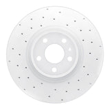 Dynamic Friction 2018-2025 Audi Sq5 Sportback Front Left Drilled Geoperformance Rotor by Dynamic Friction Company 820-73083L