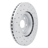 Dynamic Friction 2018-2025 Audi Sq5 Sportback Front Left Drilled Geoperformance Rotor by Dynamic Friction Company 820-73083L
