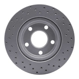 Dynamic Friction 1997-2008 Audi A4 (Mexico) Front Left/Rear Left Drilled Geoperformance Rotor by Dynamic Friction Company 820-74018L