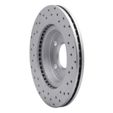 Dynamic Friction 1997-2008 Audi A4 (Mexico) Front Left/Rear Left Drilled Geoperformance Rotor by Dynamic Friction Company 820-74018L