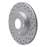 Dynamic Friction 1997-2008 Audi A4 (Mexico) Rear Right/Front Right Drilled Geoperformance Rotor by Dynamic Friction Company 820-74018R