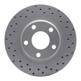 Dynamic Friction 1997-2008 Audi A4 (Mexico) Rear Right/Front Right Drilled Geoperformance Rotor by Dynamic Friction Company 820-74018R