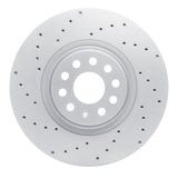 Dynamic Friction 2012-2025 Audi S3 (USA/Canada) Front Left Drilled Geoperformance Rotor by Dynamic Friction Company 820-74034L