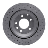 Dynamic Friction 2003-2018 Audi Q7 Rear Left Drilled Geoperformance Rotor by Dynamic Friction Company 820-74048L