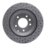 Dynamic Friction 2003-2018 Audi Q7 Rear Right Drilled Geoperformance Rotor by Dynamic Friction Company 820-74048R