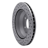 Dynamic Friction 2003-2018 Audi Q7 Rear Right Drilled Geoperformance Rotor by Dynamic Friction Company 820-74048R
