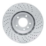 Dynamic Friction 2003-2015 Audi Q7 Left Front Drilled Geoperformance Rotor by Dynamic Friction Company 820-74051D