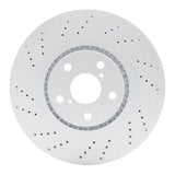 Dynamic Friction 2006-2020 Lexus Gs450H Left Front Drilled Geoperformance Rotor by Dynamic Friction Company 820-75012D