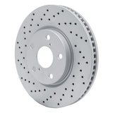 Dynamic Friction 2006-2015 Lexus GS300 Left Front Drilled Geoperformance Rotor by Dynamic Friction Company 820-75014D