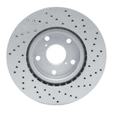 Dynamic Friction 2006-2015 Lexus GS300 Left Front Drilled Geoperformance Rotor by Dynamic Friction Company 820-75014D