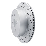 Dynamic Friction 2006-2015 Lexus GS300 Rear Left Drilled Geoperformance Rotor by Dynamic Friction Company 820-75015L