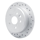Dynamic Friction 2006-2015 Lexus Is250 Rear Left Drilled Geoperformance Rotor by Dynamic Friction Company 820-75016L