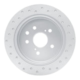 Dynamic Friction 2006-2015 Lexus Is250 Rear Left Drilled Geoperformance Rotor by Dynamic Friction Company 820-75016L