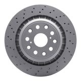 Dynamic Friction 2007-2017 Lexus Ls600H Left Rear Drilled Geoperformance Rotor by Dynamic Friction Company 820-75021D