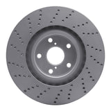 Dynamic Friction 2009-2011 Lexus Gs460 Right Front Drilled Geoperformance Rotor by Dynamic Friction Company 820-75028D