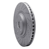 Dynamic Friction 2010-2017 Lexus Ls460 Left Front Drilled Geoperformance Rotor by Dynamic Friction Company 820-75030D