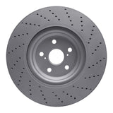 Dynamic Friction 2010-2017 Lexus Ls460 Left Front Drilled Geoperformance Rotor by Dynamic Friction Company 820-75030D
