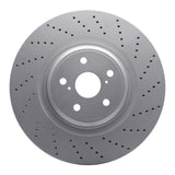Dynamic Friction 2010-2017 Lexus Ls460 Right Front Drilled Geoperformance Rotor by Dynamic Friction Company 820-75031D