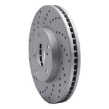 Dynamic Friction 1992-2006 Lexus Es300 Front Left Drilled Geoperformance Rotor by Dynamic Friction Company 820-76052L
