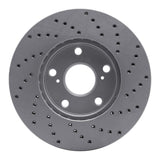 Dynamic Friction 1992-2006 Lexus Es300 Front Left Drilled Geoperformance Rotor by Dynamic Friction Company 820-76052L