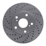 Dynamic Friction 1992-2006 Lexus Es300 Front Left Drilled Geoperformance Rotor by Dynamic Friction Company 820-76052L