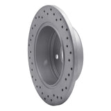Dynamic Friction 2000-2004 Toyota Avalon Rear Left Drilled Geoperformance Rotor by Dynamic Friction Company 820-76071L