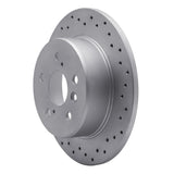 Dynamic Friction 2000-2004 Toyota Avalon Rear Right Drilled Geoperformance Rotor by Dynamic Friction Company 820-76071R