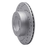 Dynamic Friction 1986-1995 Toyota Pickup Front Left Drilled Geoperformance Rotor