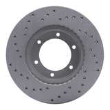 Dynamic Friction 1986-1995 Toyota 4Runner Front Right Drilled Geoperformance Rotor by Dynamic Friction Company 820-76102R