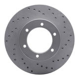 Dynamic Friction 1986-1995 Toyota 4Runner Front Right Drilled Geoperformance Rotor by Dynamic Friction Company 820-76102R